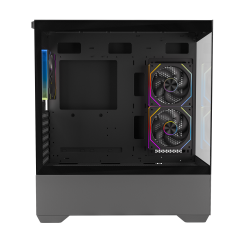 PowerBoost PB-J9031B 750w 80+ Bronze APFC ATX 3.1 PCI-E 5.1 3*ARGB PWM SeaView Gaming Siyah Kasa