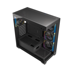 PowerBoost PB-J9030B 750w 80+ Bronze APFC 3.1 PCI-E 5.1 4*ARGB PWM SeaView Gaming Siyah Kasa