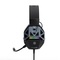 Gamebooster Forge RGB Virtual 7.1 Surround ENC Siyah Gaming Kulaklık