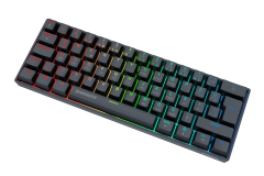 GameBooster Syma RGB Red 60M Switch Kablolu Siyah Mekanik Gaming Klavye