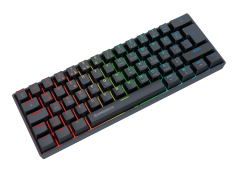 GameBooster Syma RGB Red 60M Switch Kablolu Siyah Mekanik Gaming Klavye