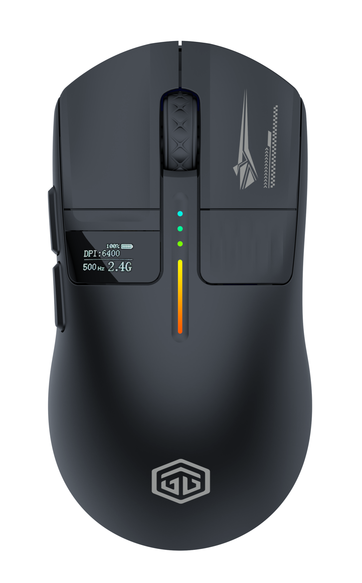 GameBooster Sway RGB 24000DPI Oled Triple Mode Siyah Gaming Mouse