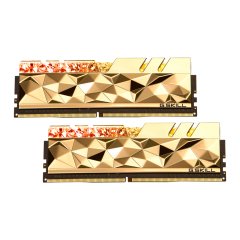 GSKILL Trident Z Royal Elite Gold RGB DDR4-3600Mhz CL14 32GB (2X16GB) DUAL (14-14-14-34)  1.45V Bellek Kiti