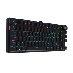 GameBooster Ryba Rainbow Blue Switch Triple Mode Siyah Mekanik Gaming Klavye