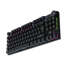 GameBooster Ryba Rainbow Red Switch Triple Mode Siyah Mekanik Gaming Klavye