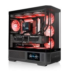 THERMALTAKE View 370TG Siyah 4x120mm ARGB Fanlı ATX KASA