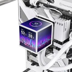 THERMALTAKE MINECUBE 360 Ultra Beyaz 3,95'' TFT LCD 360mm Intel/AM5 Sıvı Soğutucu