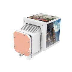 THERMALTAKE MINECUBE 360 Ultra Beyaz 3,95'' TFT LCD 360mm Intel/AM5 Sıvı Soğutucu