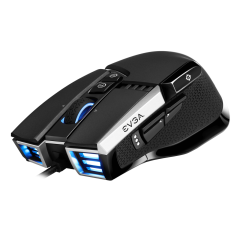 EVGA X17 Kablolu, Siyah, Özelleştirilebilir, 16.000 DPI, 5 Profil, 10 Düğme, Ergonomik Gaming Mouse