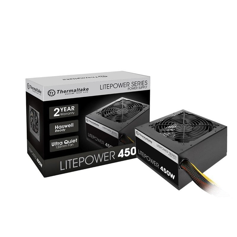 Thermaltake Litepower 450W APFC  12cm Fanlı PSU