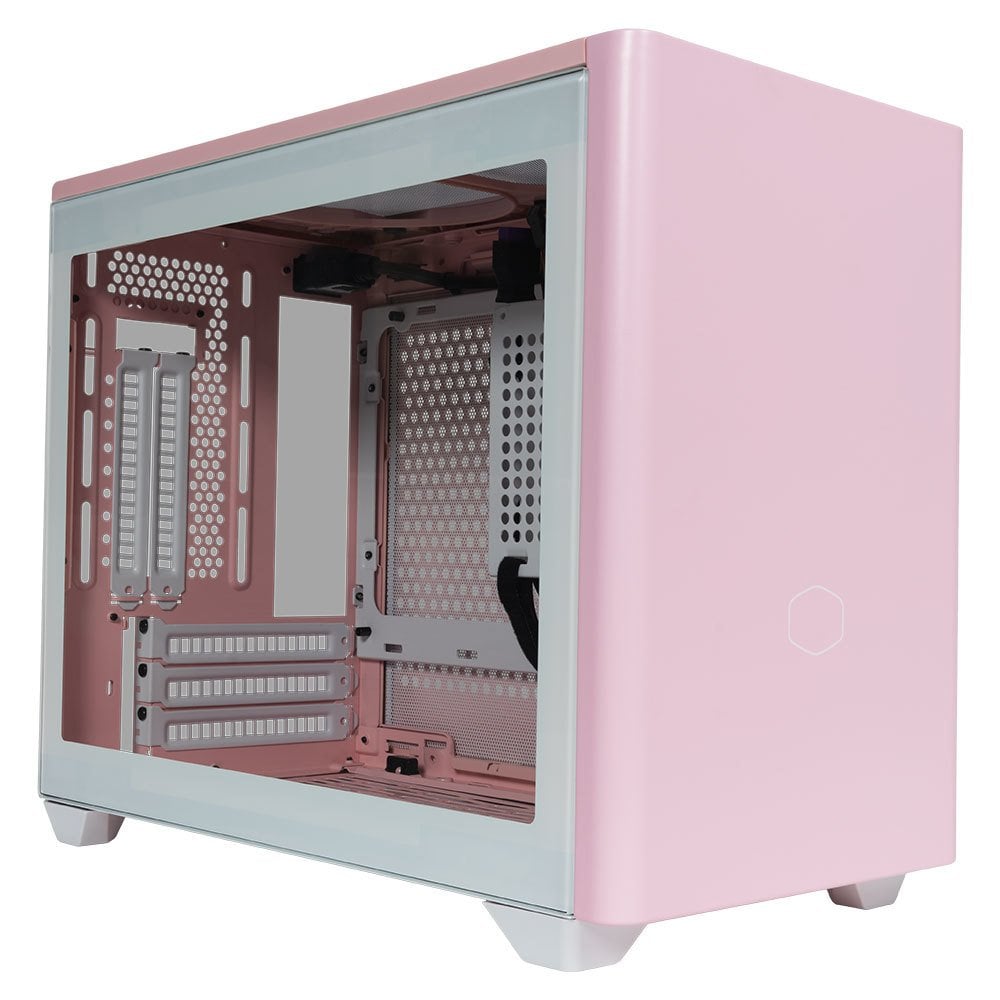 Cooler Master MasterBox NR200P Tempered Glass Mini-ITX, SFX PSU Destekli Bilgisayar Kasası Flamingo Pembe