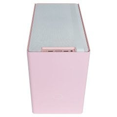 Cooler Master MasterBox NR200P Tempered Glass Mini-ITX, SFX PSU Destekli Bilgisayar Kasası Flamingo Pembe