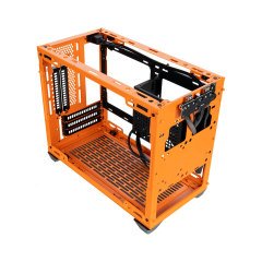 Cooler Master MasterBox NR200P Tempered Glass Mini-ITX, SFX PSU Destekli Bilgisayar Kasası Günbatımı Turuncu