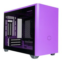 Cooler Master MasterBox NR200P Tempered Glass Mini-ITX, SFX PSU Destekli Bilgisayar Kasası Mor