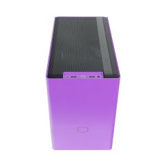 Cooler Master MasterBox NR200P Tempered Glass Mini-ITX, SFX PSU Destekli Bilgisayar Kasası Mor