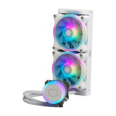 Cooler Master MasterLiquid ML240 Beyaz Illusion ARGB 2xMF120 Halo Fanlı İşlemci Sıvı Soğutma Kiti