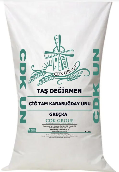 Tam Çiğ  Karabuğday Unu ( Greçka ) 10 Kg