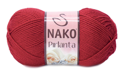 NAKO DIAMOND BOOTIES ROPE RED - 6741