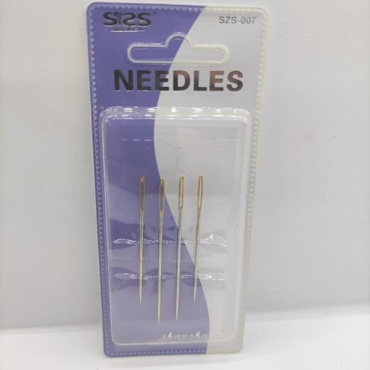 SEWING NEEDLE YELLOW (Piece of 4)