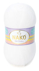 Nako Elit Baby 208 | Tüylenmeyen İp | Bebek İpi