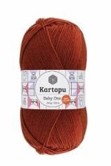 KARTOPU BABY ONE - Baby Knitting Yarn K832 BROWN