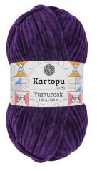 KARTOPU YUMURCAK VELVET YARN 724 PURPLE