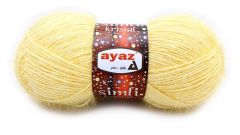 FIBER FLOP FANTASY YARN 1215 LIGHT YELLOW