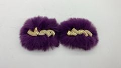 PATİK SÜSÜ BURGULU MOR GOLD