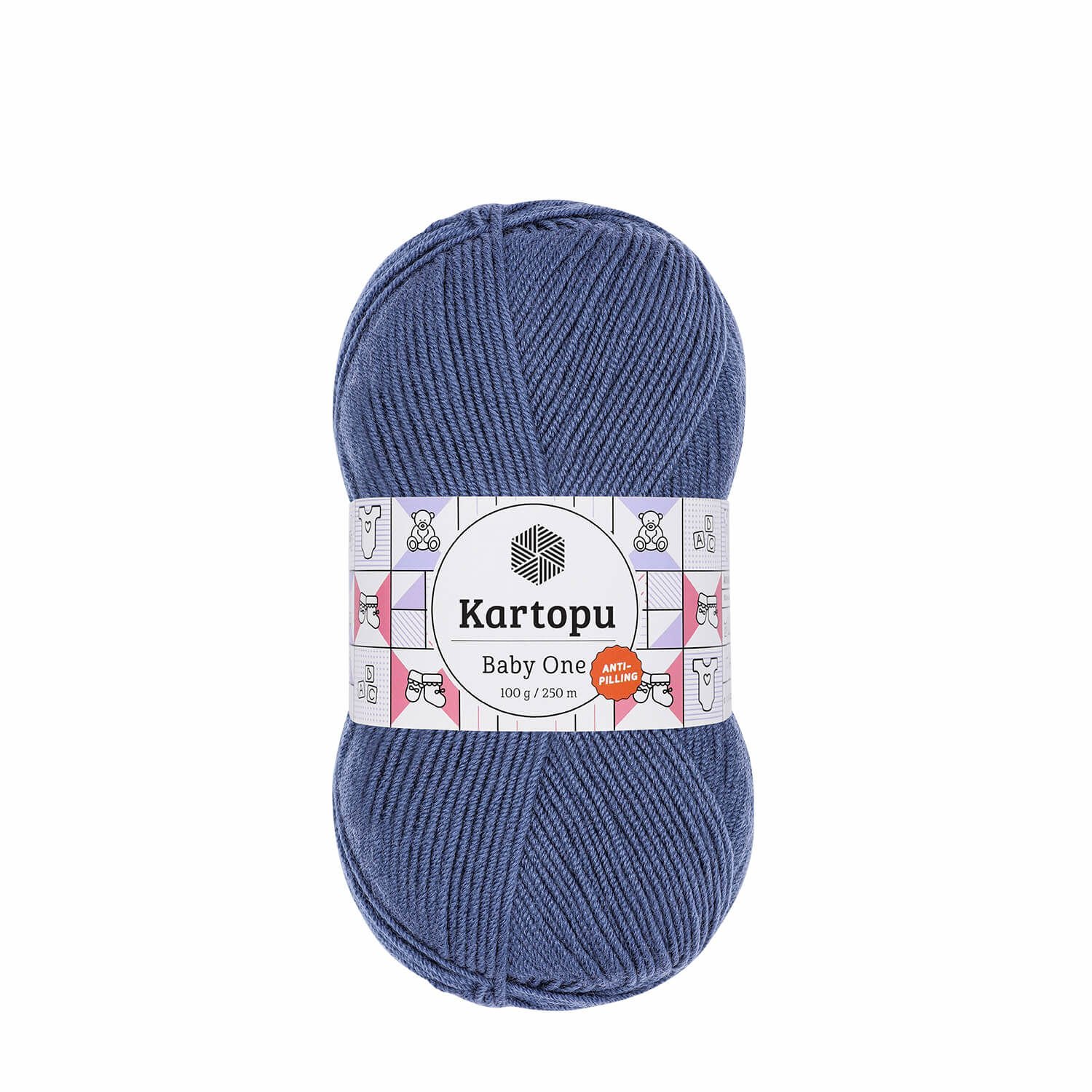 KARTOPU BABY ONE - Baby Knitting Yarn K1533 DENIM BLUE