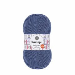 KARTOPU BABY ONE - Baby Knitting Yarn K1533 DENIM BLUE