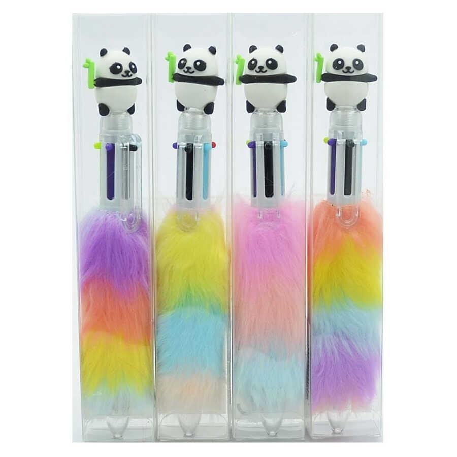 Unick Color Panda 6 Renkli Tükenmez Kalem 1 Adet