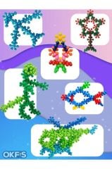 Molekül Yapı Taşları Eğitici Oyuncak 48 Adet