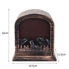 Mini Dekoratif Led Işıklı Şömine 14,5x16cm