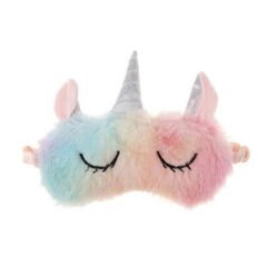 Peluş Unicorn Temalı Uyku Göz Bandı 18x10 cm 1 Adet