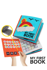 My First Book Cırtcırtlı Eğitici Öğretici Keçe Kitap Eğitici Çocuk Etkinlik Kitabı