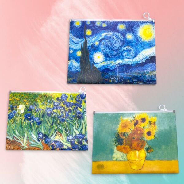 Unick Color Van Gogh A4 Kilitli Dosya 1 Adet