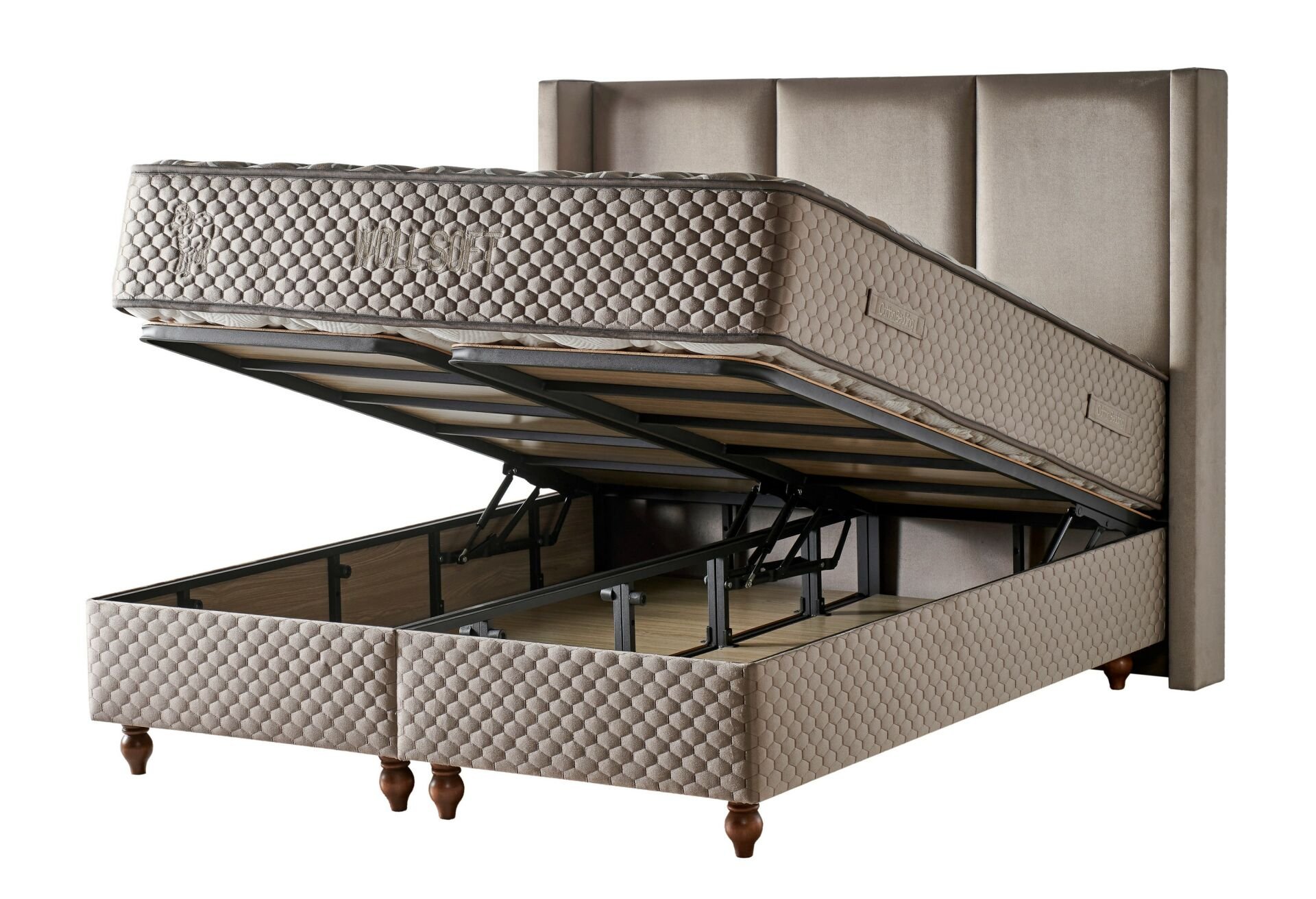 Woll Soft 180x200 Çift Kişilik Baza, Başlık Seti CB3407