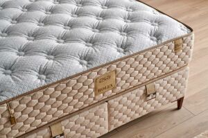 Roleks 150x200 Çift Kişilik Yatak, Baza, Başlık Seti MYB1301