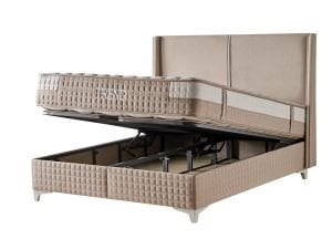 Trend Krem 100x200 Tek Kişilik Baza, Başlık Seti CB3414