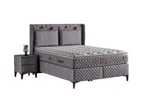 Truva 150x200 Çift Kişilik Yatak, Baza, Başlık Seti MYB1306