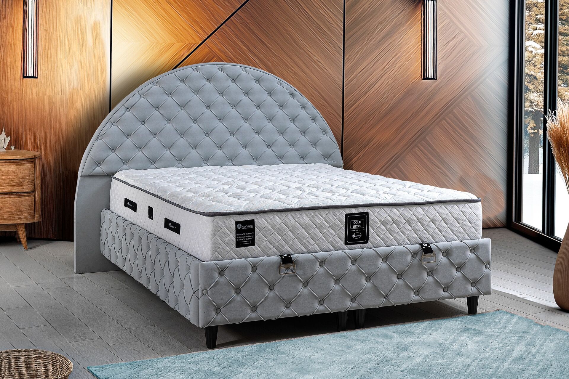 Cold Bed 100 cm Tek Kişilik Baza Başlığı PV1212