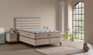 Riva 150x200 Çift Kişilik Yatak, Baza, Başlık Seti MYB1310A