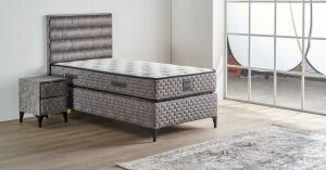 Riva 90x190 Tek Kişilik Yatak, Baza, Başlık Seti MYB1310B