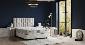 Malaga 150x200 Çift Kişilik Baza, Başlık Seti MBL1413