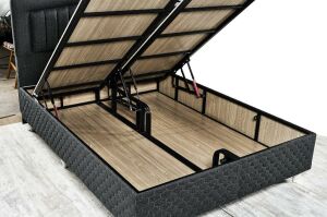 Kayra 140X200 Çift Kişilik Baza, Başlık Seti EY2410
