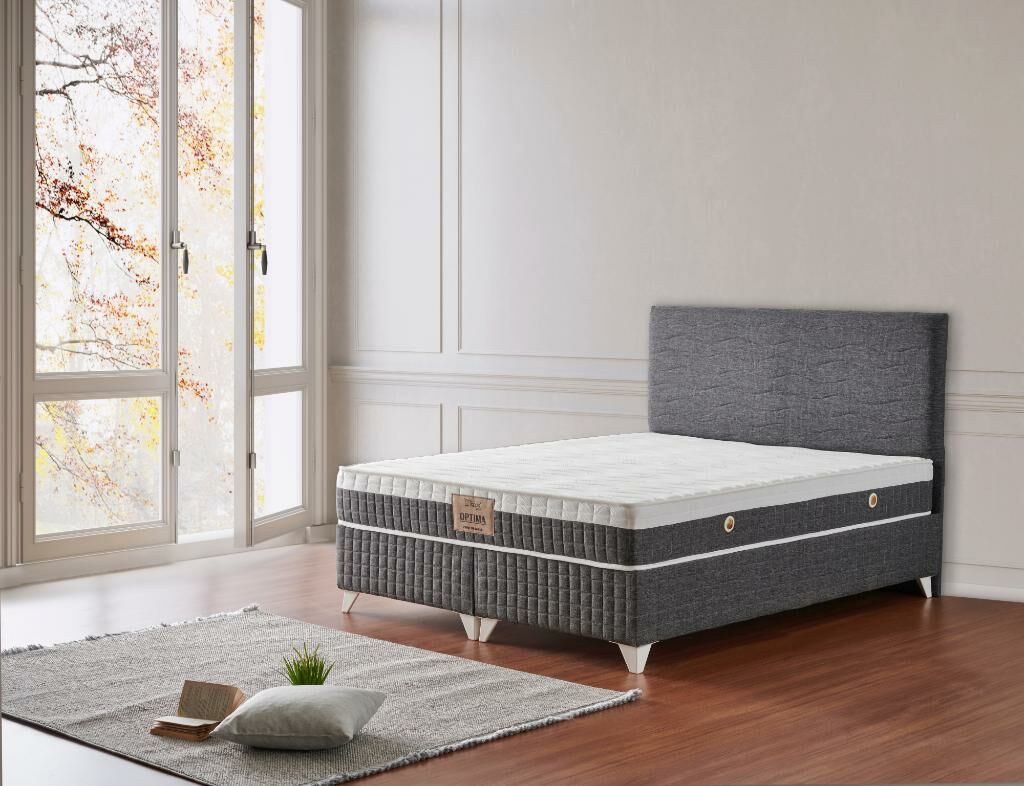 Optima 180x200 Çift Kişilik Baza, Başlık Seti MBL1416