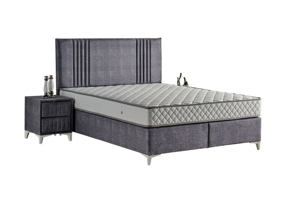 Delta 150x200 Çift Kişilik Yatak, Baza, Başlık Seti MYB1318