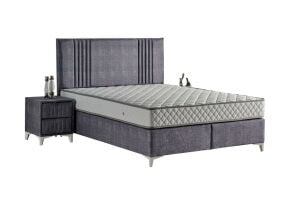 Delta 150x200 Çift Kişilik Yatak, Baza, Başlık Seti MYB1318