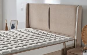 Trend Krem 160 cm Çift Kişilik Baza Başlığı CB3214