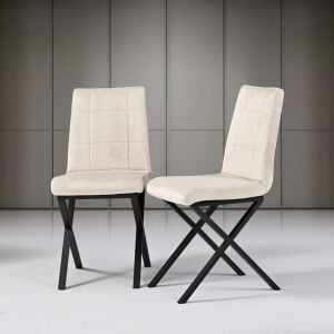 Round Beyaz Mermer Masa & Mono Sandalye Takımı HDR1282